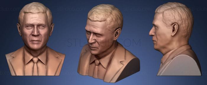 3D model George Bush (STL)